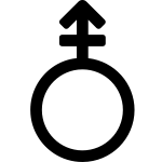 Mars Stroke V SVG Icon